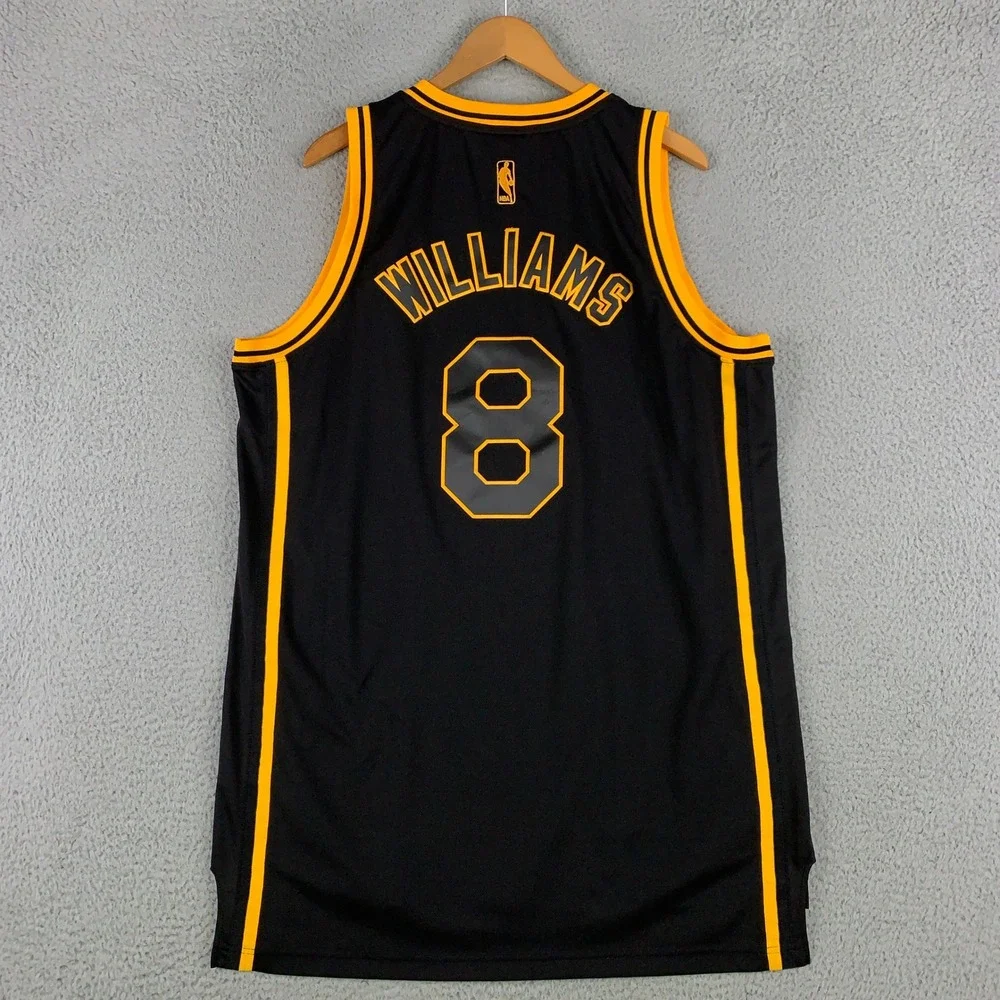 Adidas Utah Jazz Deron Williams Jersey Mens XL +2 Black Swingman NBA Basketball